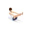 Boat Pose Yoga Exercise Woman Animation