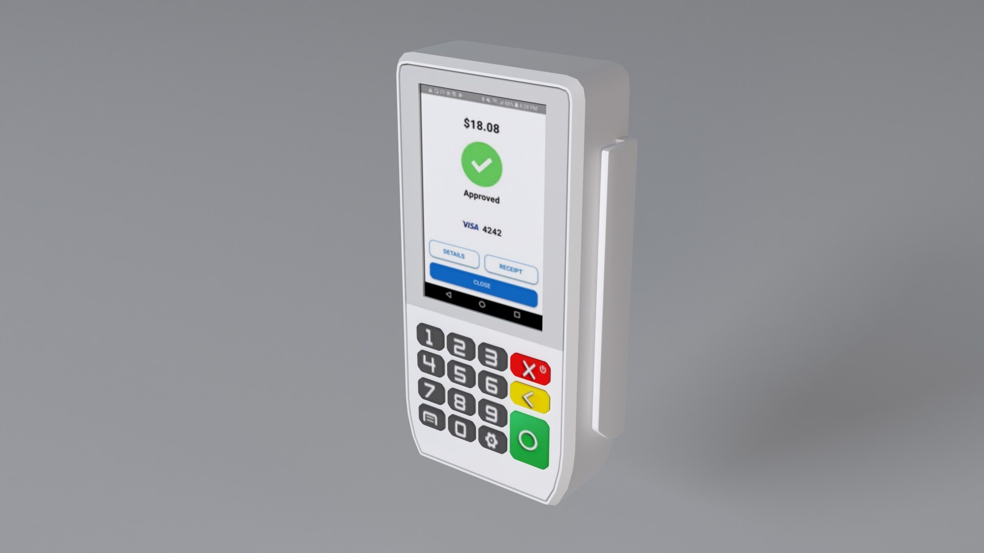 POS Machine Terminal 3D - TurboSquid 2128887