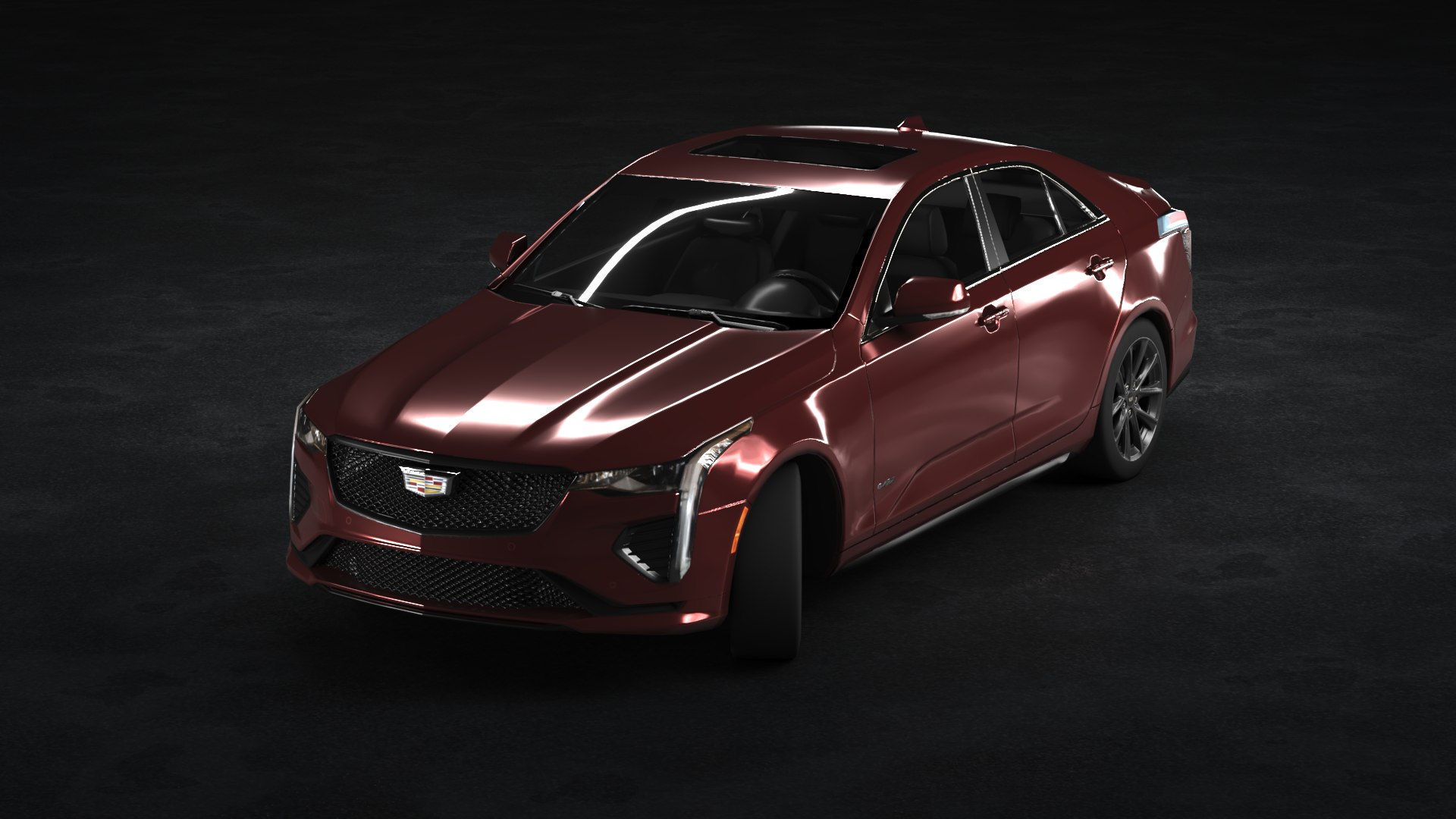 Cadillac CT4 V 2022 3D - TurboSquid 2196989