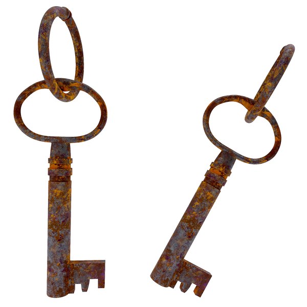 Key antique rusty 3D model - TurboSquid 1986539