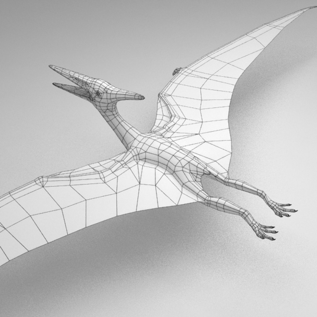 Rigged Pterosaur Max