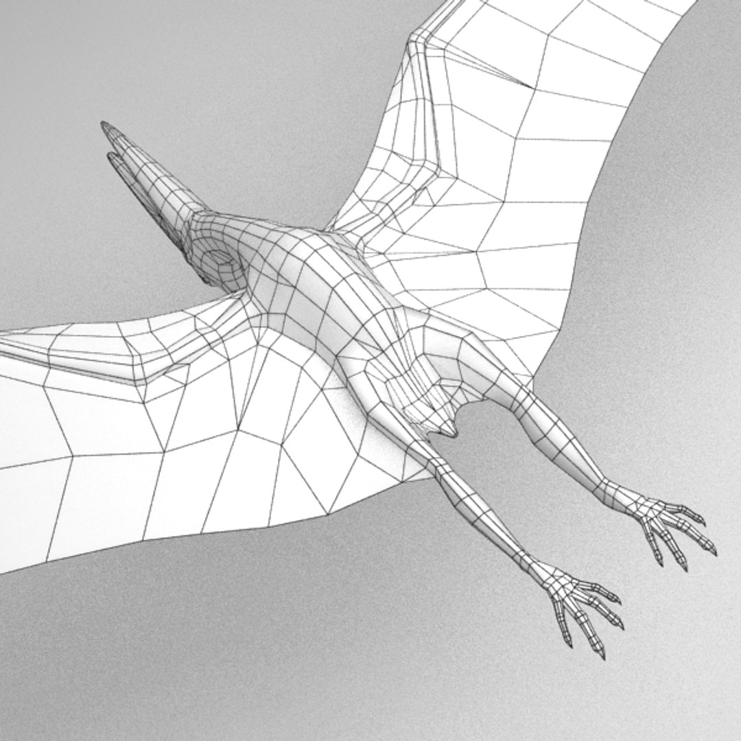 Rigged Pterosaur Max