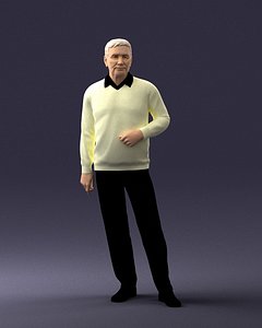 Old man posed 0424