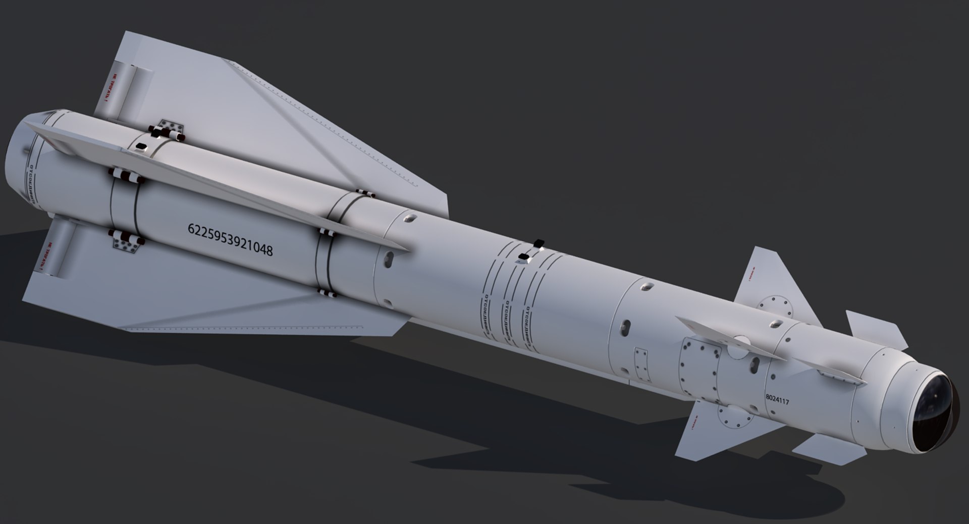 3d Model Russian Missile Kh-29t