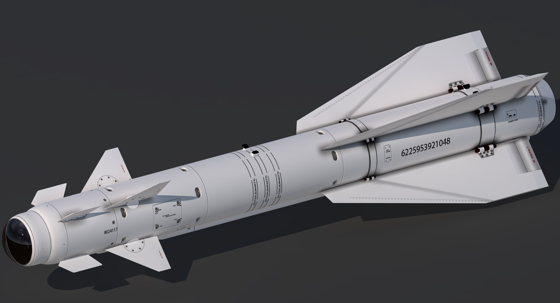 3d Model Russian Missile Kh-29t