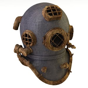 3D bronze helmet
