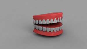 3D teeth editable animation model