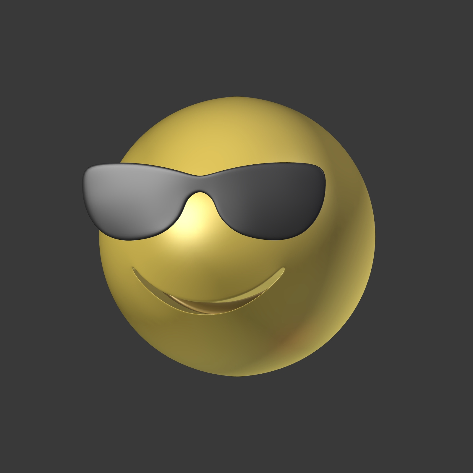 Emoticon icon 3D - TurboSquid 1296567