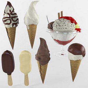 ice cream 3d model