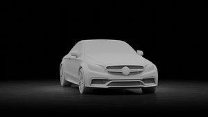 Mercedes-Benz C63 AMG Coupe 2016 3D model