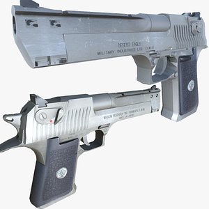 3D model 47-Desert-Eagle-gun model 3d game ready model Low-poly 3D model