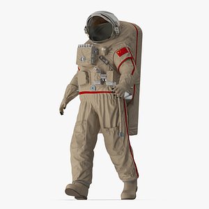 Astronaut Suit Haiying with Helmet Rigged