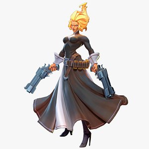 Gunner Anim Rig 3D model