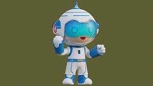 3D cartoon robot