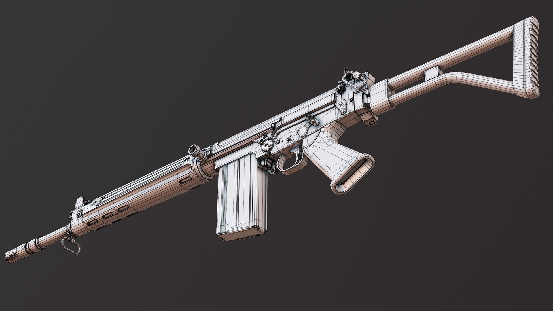 FN FAL model https://p.turbosquid.com/ts-thumb/nW/euO29C/Fp/8/jpg/1735640407/1920x1080/fit_q87/3cb5e9dd477dc446b4c5b0618cfc7edc1c8a0c24/8.jpg