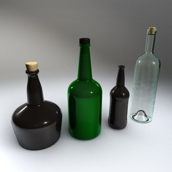 Bottle 3D Models for Download | TurboSquid