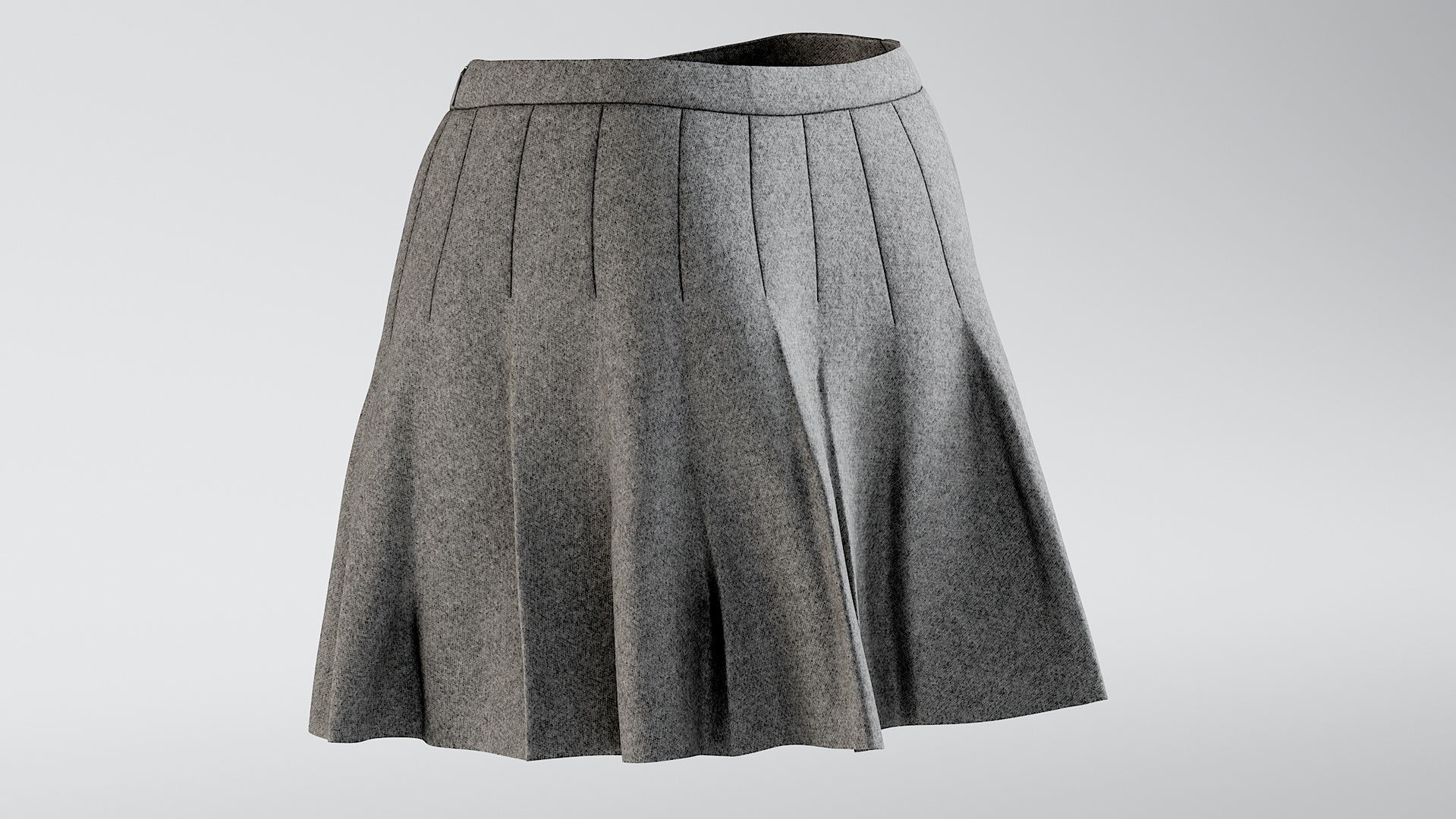 3D realistic skirt sports bra TurboSquid 1545215