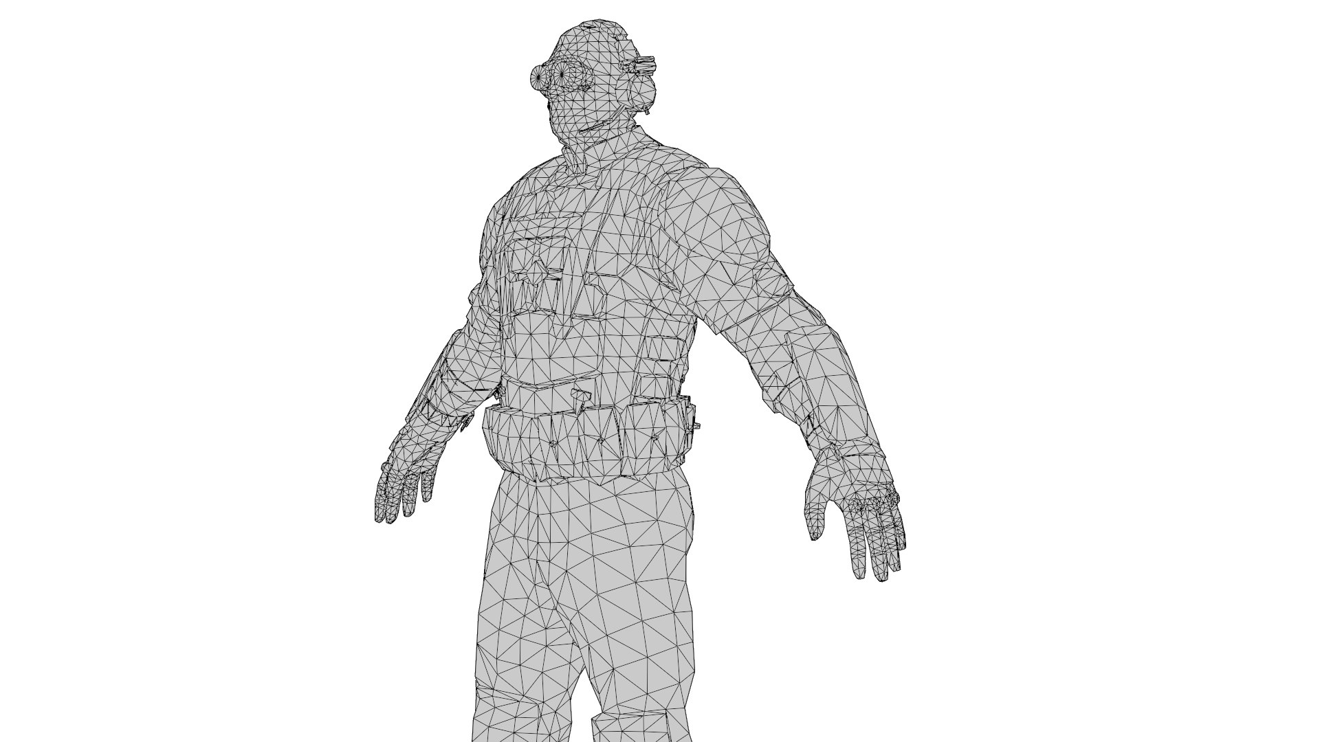 3D Model High Quality Spec Ops Soldier 3D Model Realistic Rigged ...