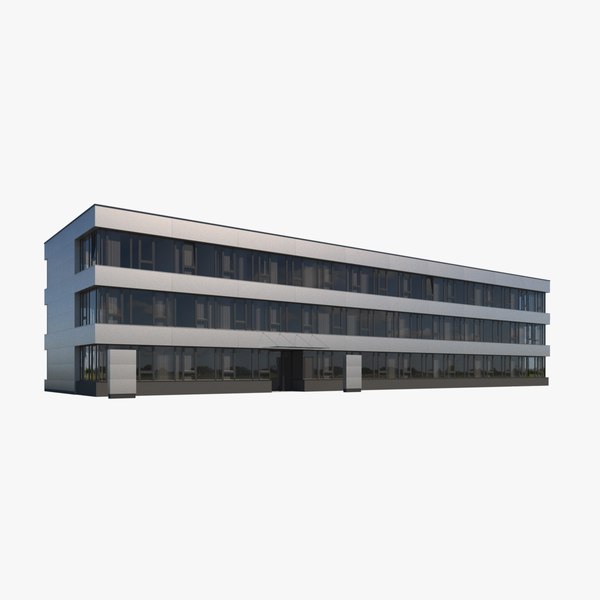 3d office building model
