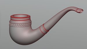 Smoking pipe 3D model