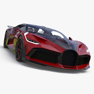 Hypercar Luxury Racer Red