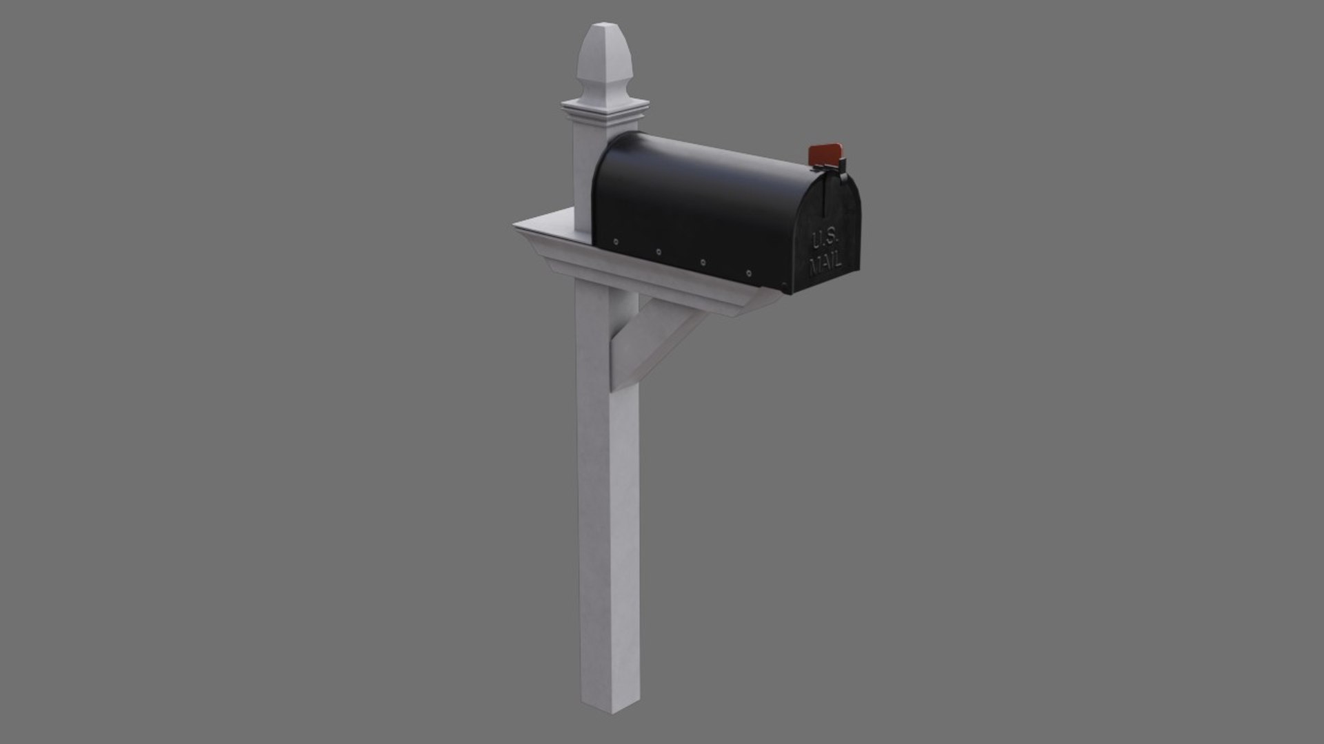 3D Model Letter Box 1a - TurboSquid 1240359