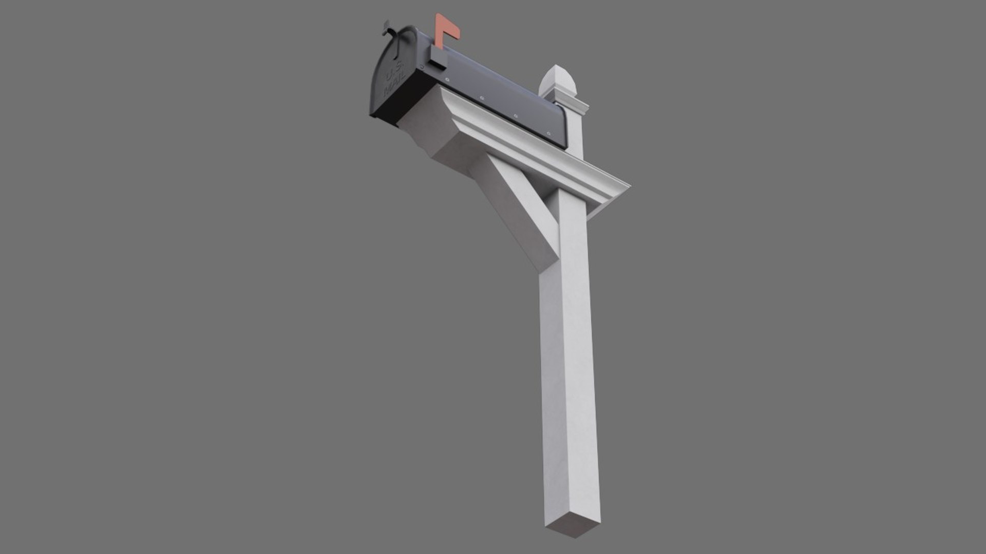 3D Model Letter Box 1a - TurboSquid 1240359