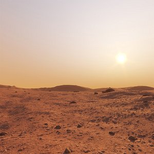 Mars Environment Surface With Plugin