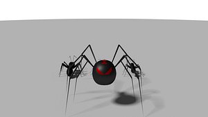 3d black widow model
