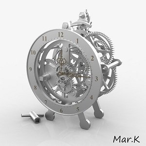 Clock Gears - download free 3D model by JDMac174 - Cad Crowd