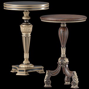 3D roberto giovannini coffee table art 1053 and 1063