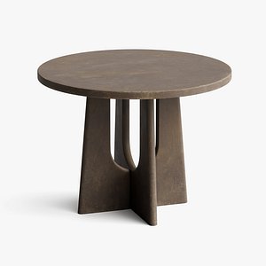 Table - Vintage Old Wooden Round Table