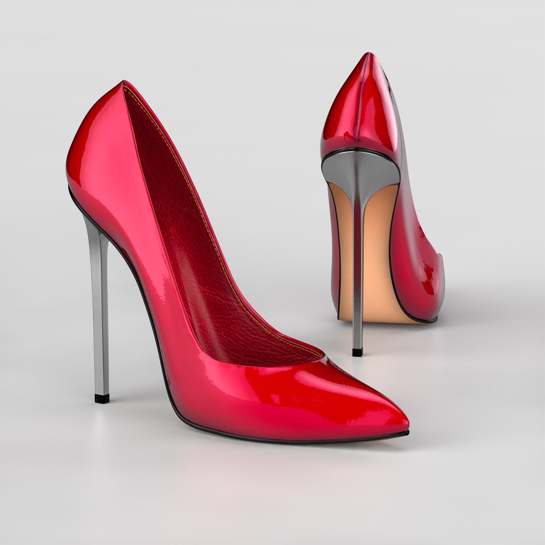 Heel Shoes 3d Model