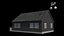 Nordic House - Black - Small