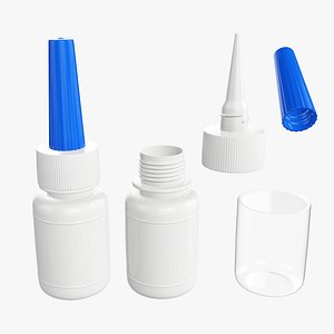 Plastic bottle for glue