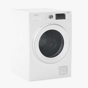 3D Whirlpool 9kg Heat Pump Cloth Dryer WHP80250