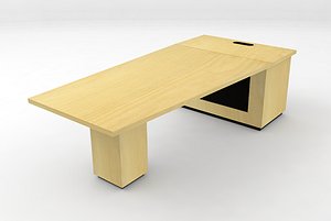 small conference table 3d c4d