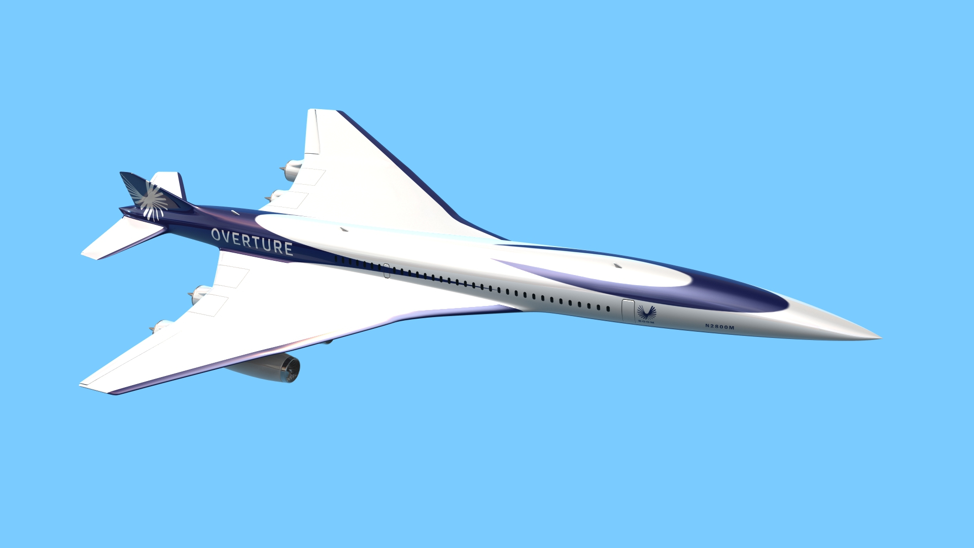 Boom Overture Supersonic Airliner 3D Model - TurboSquid 2157846