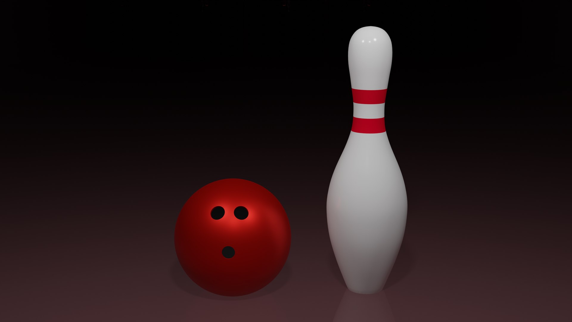 Bowling Ball And Pins 3D Model TurboSquid 2148725