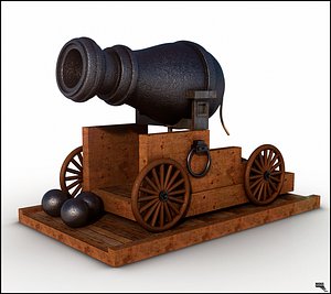 vessel cannon 3d model