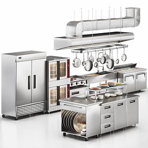 3D model Cafe equipment 03