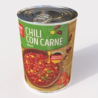 Chili con carne can