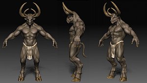 Minotaur warrior 3D model