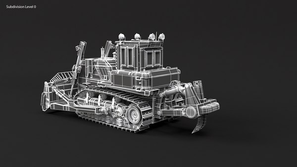 modelo 3d Military Armored Bulldozer - TurboSquid 1949790