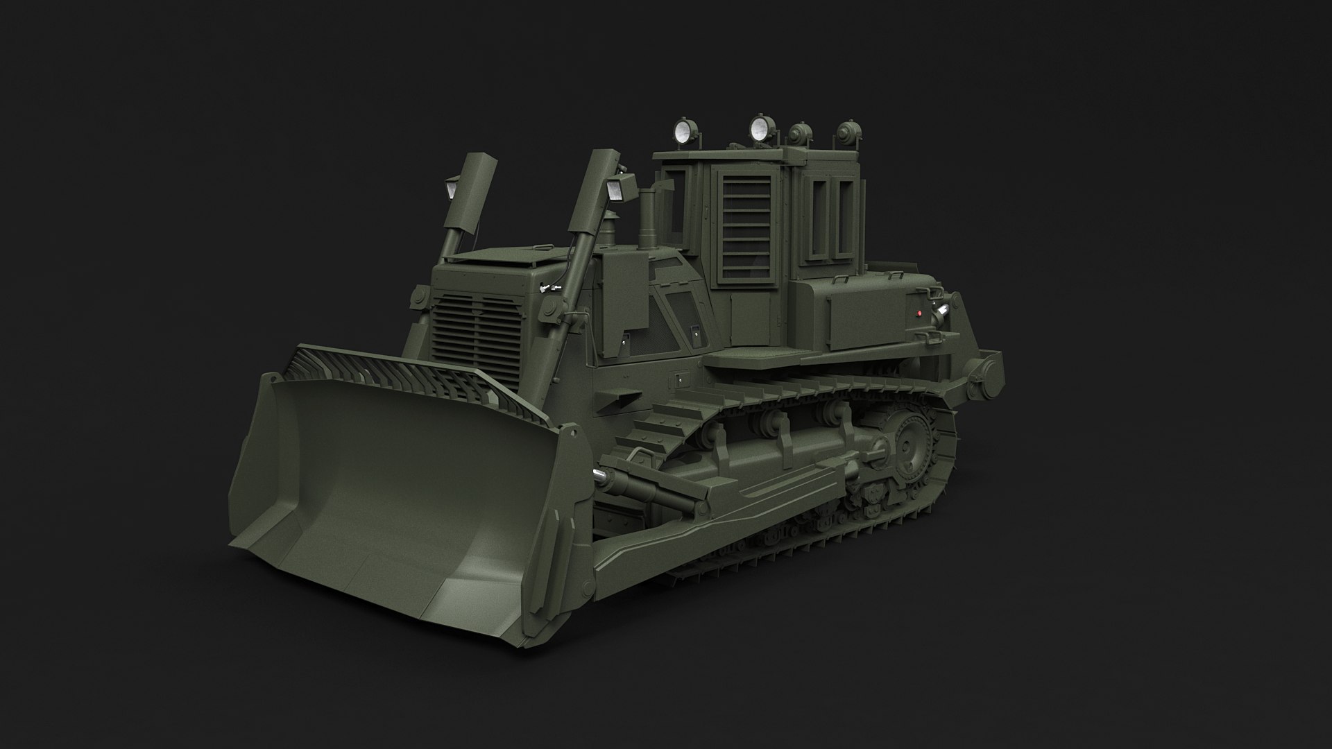 Military Armored Bulldozer 3d 모델 Turbosquid 1949790