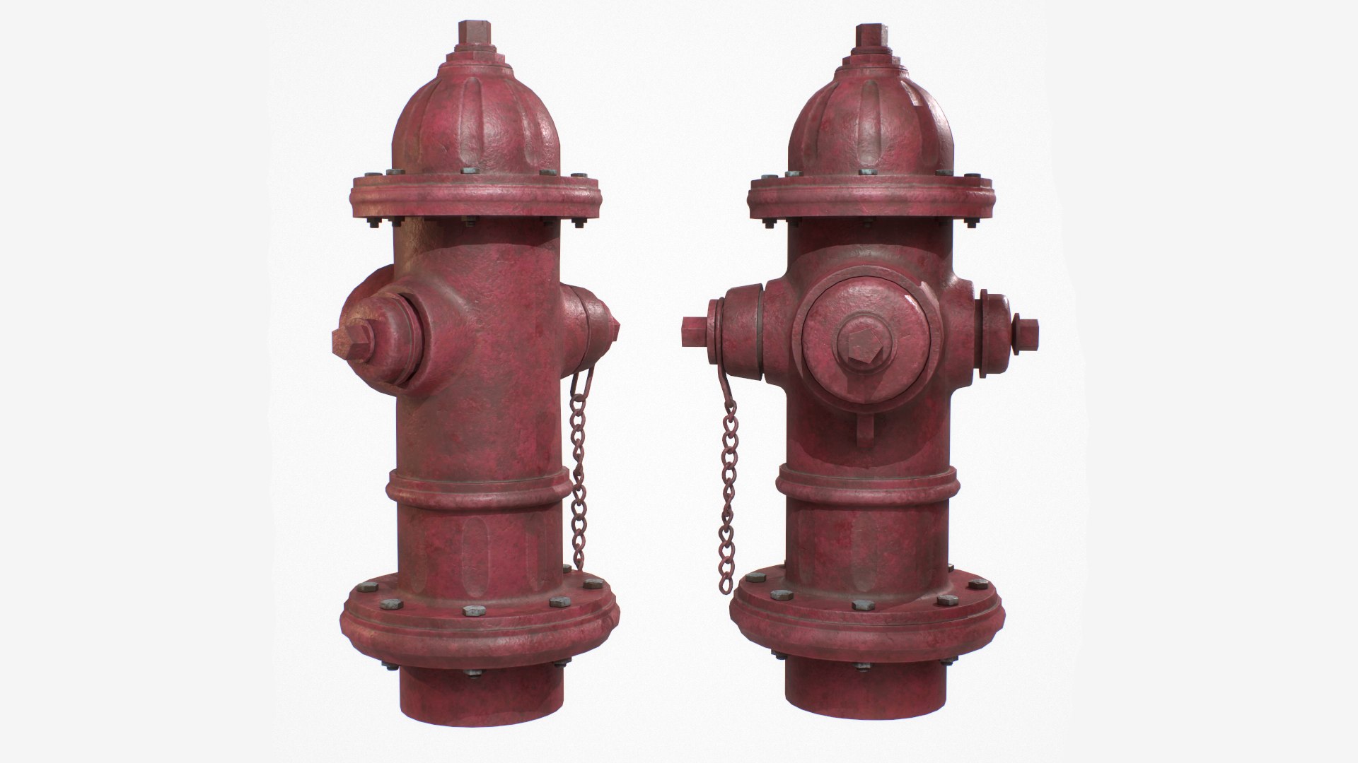 Firehydrant Red 3D Model - TurboSquid 1835854