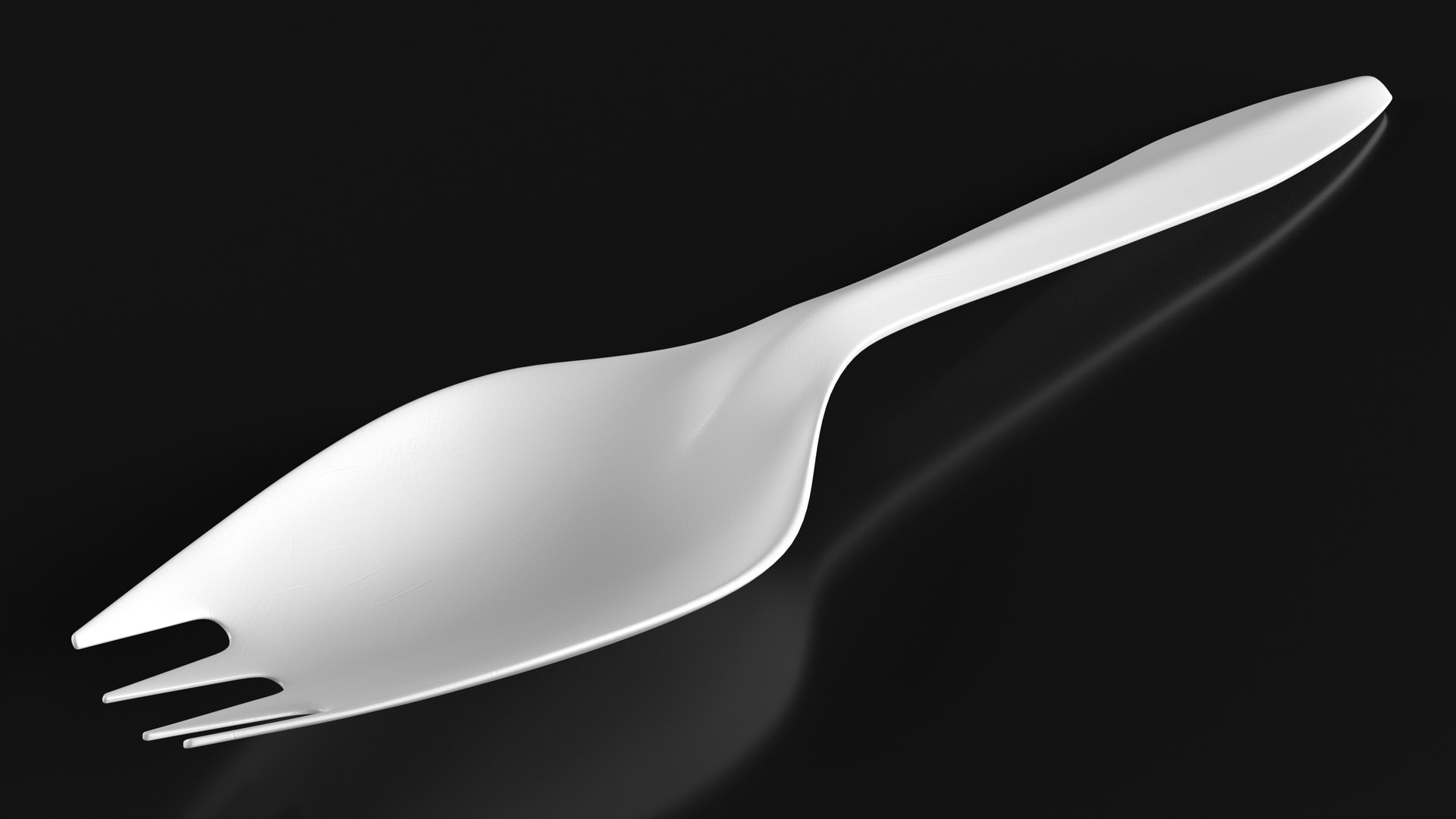Plastic Spork Utensil Model TurboSquid 2201981