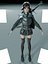 女性騎士 PBR 8k リグ付き 2026