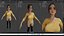 女性騎士 PBR 8k リグ付き 2026
