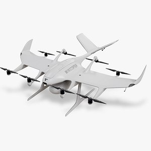 3D Wingcopter 198 Drone model